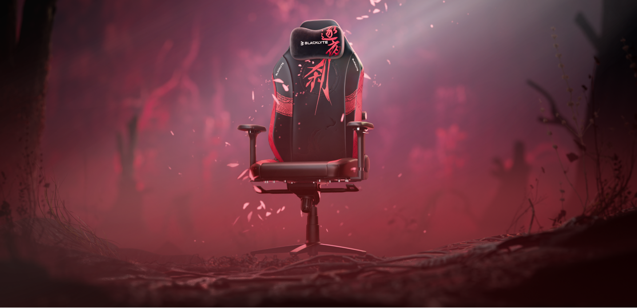 Embark on a journey with Wuchang and the Blacklyte WUCHANG: FALLEN FEATHERS Edition Gaming Chair