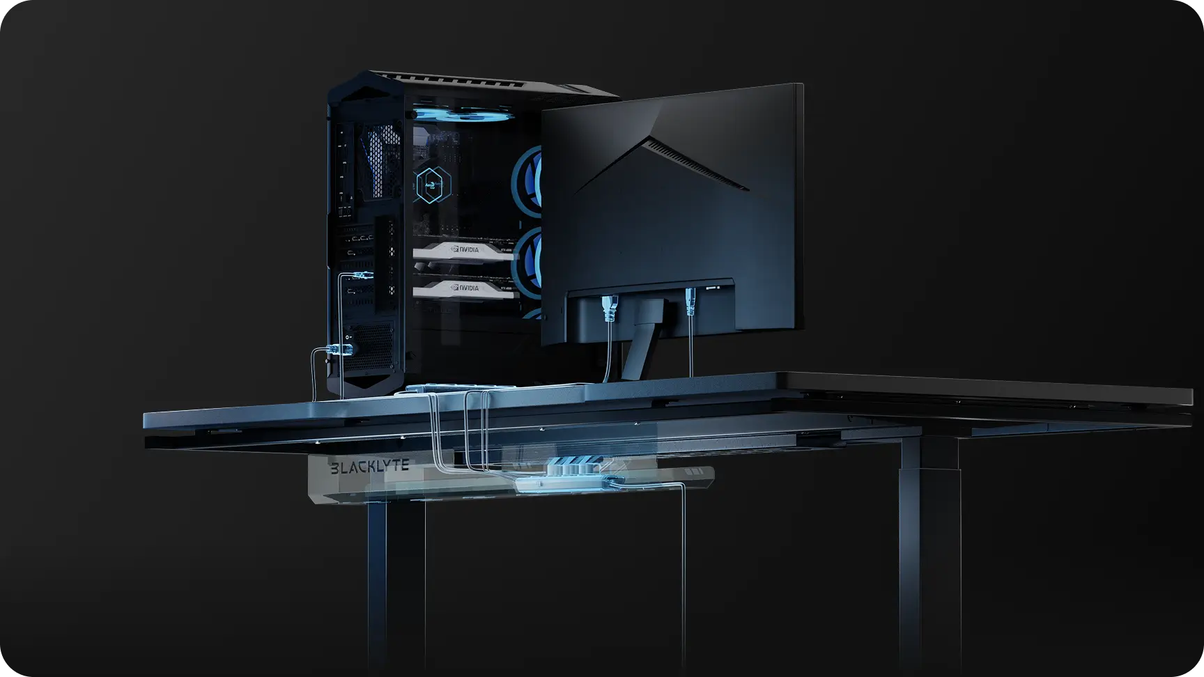 <p>LESS CABLES <br/>MORE PRODUCTIVITY</p>