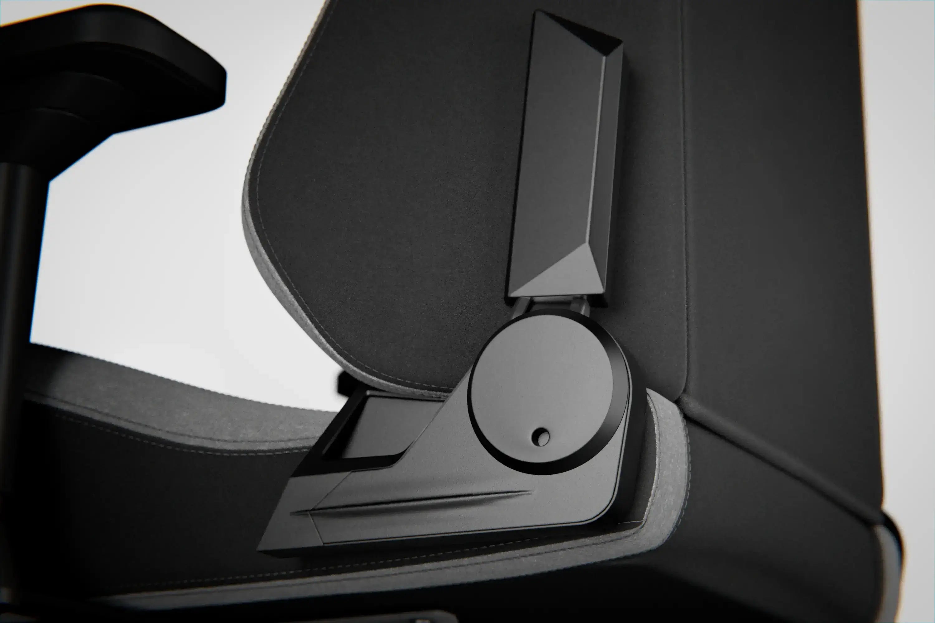 Side view of Blacklyte office gaming chair