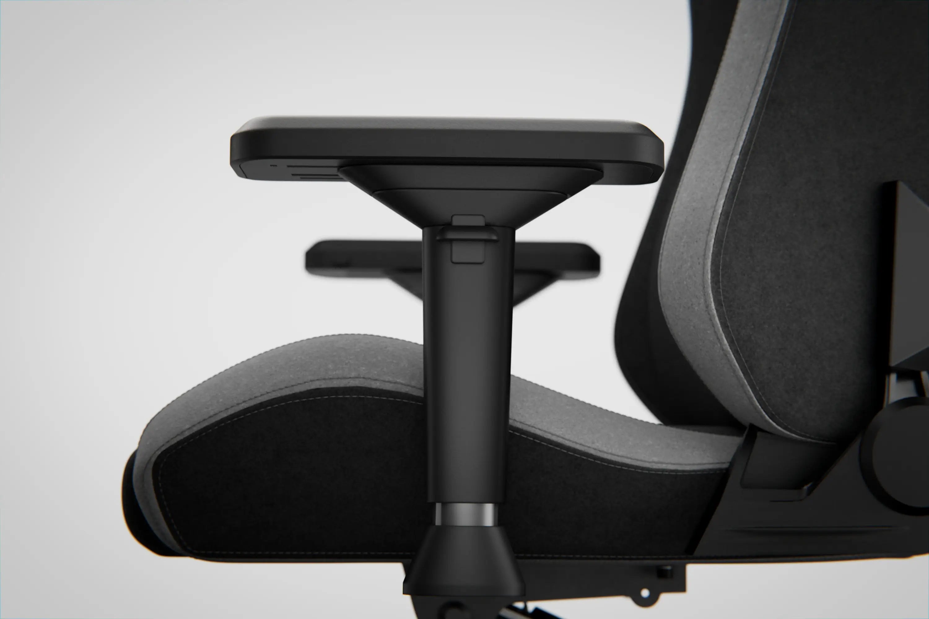 Adjustable gaming chair with armrests