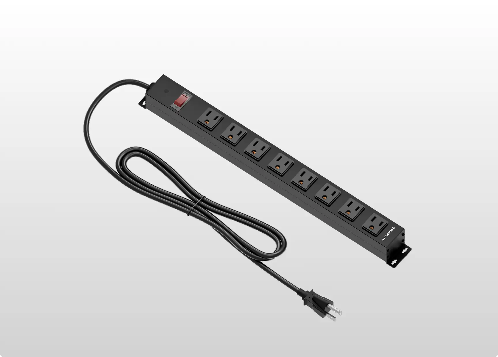 Raiden PDU power strip for Blacklyte electric gaming desk