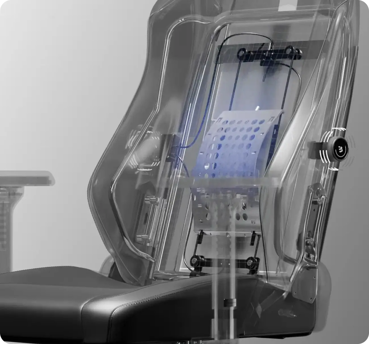 Integrated 4-Way Dynamic Lumbar Support