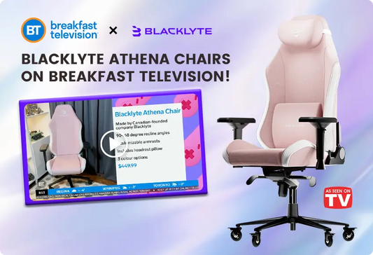Blacklyte's Athena Chair x Breakfast Television