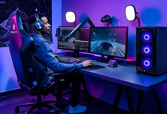 Blacklyte gaming chairs for streamers and content creators