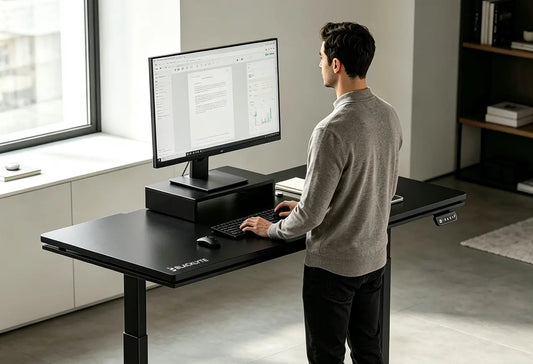 Blacklyte height-adjustable standing desk