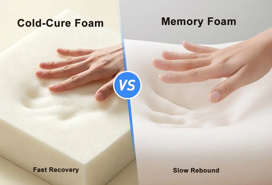 Cold-cure foam vs memory foam
