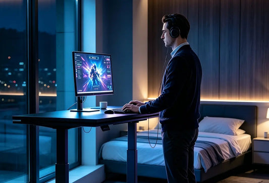 Use the standing desk correctly