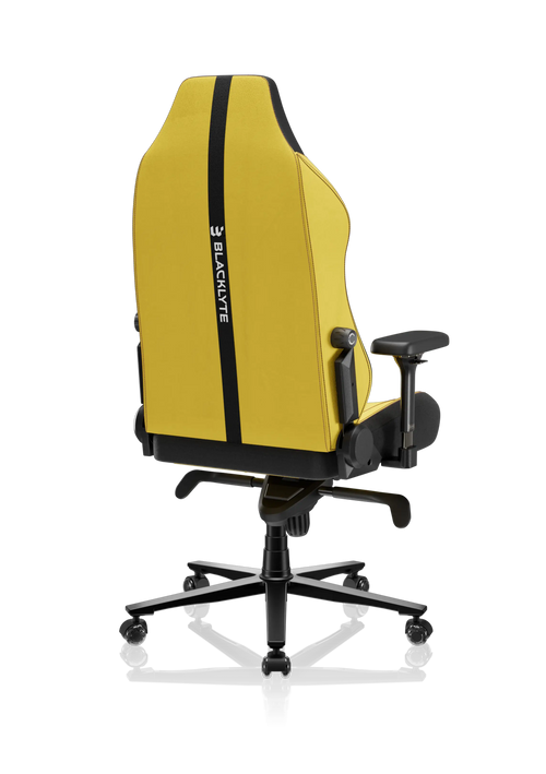 Athena Gaming Chair - Leatherette / Yellow / Large