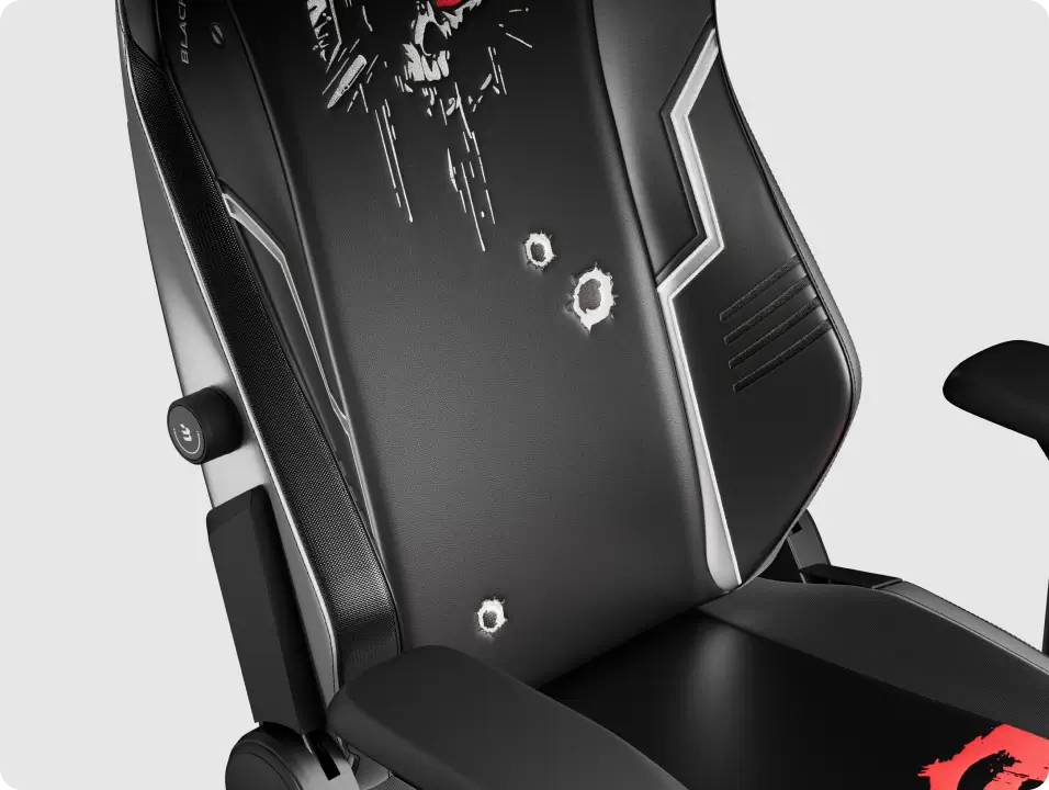 High-back Budapest Major gaming chair with lumbar support and cushioning
