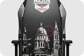 Back View of Budapest Major Gaming Chair