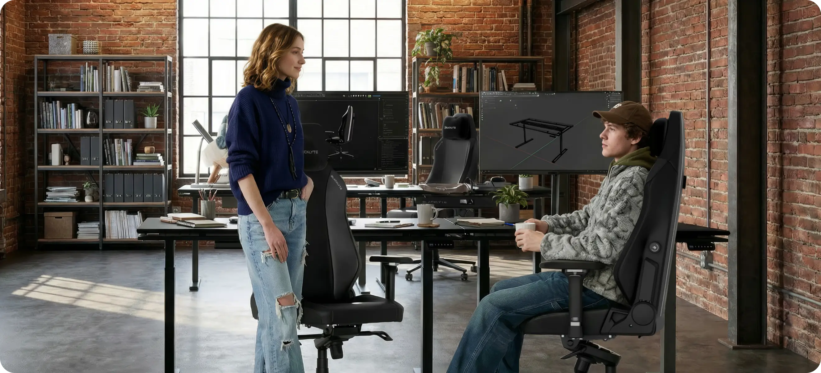 Ergonomic gaming chair built for gaming, work and creation with lasting performance