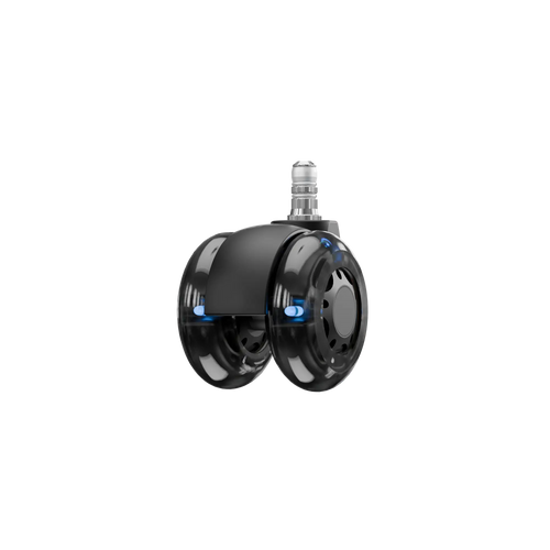 Blacklyte gaming chair luminous roller blade casters