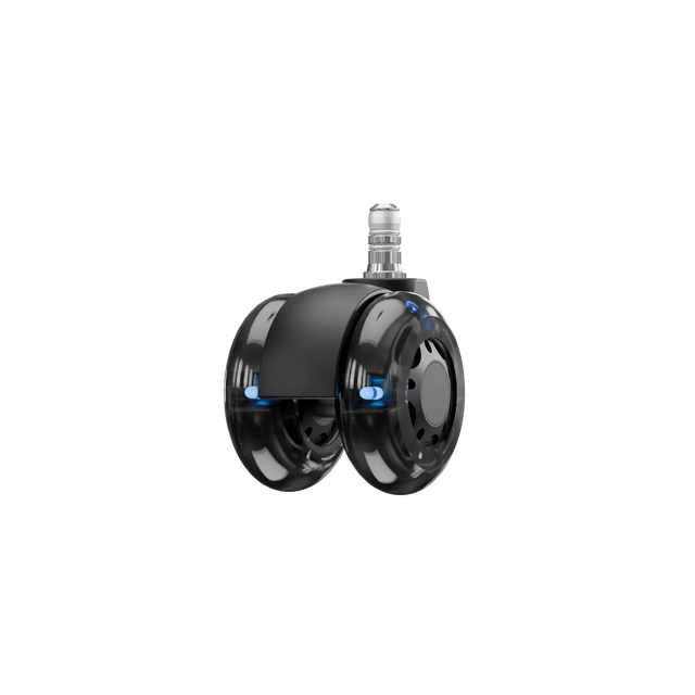 Blacklyte gaming chair luminous roller blade casters