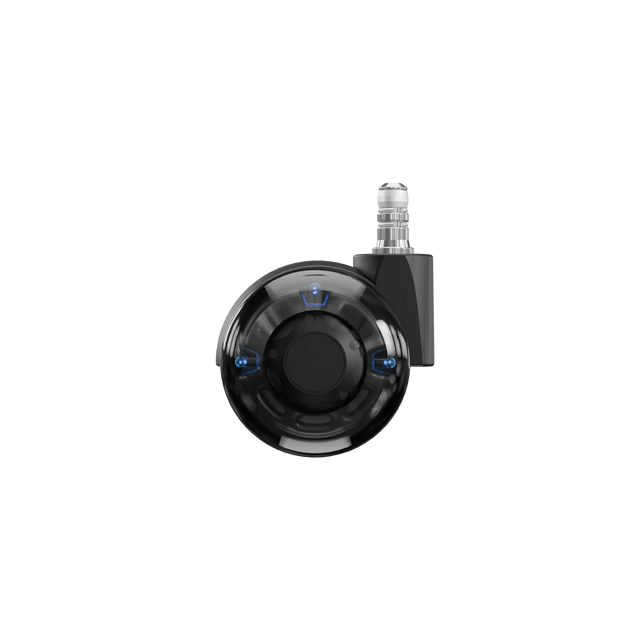 Blacklyte gaming chair luminous roller blade casters