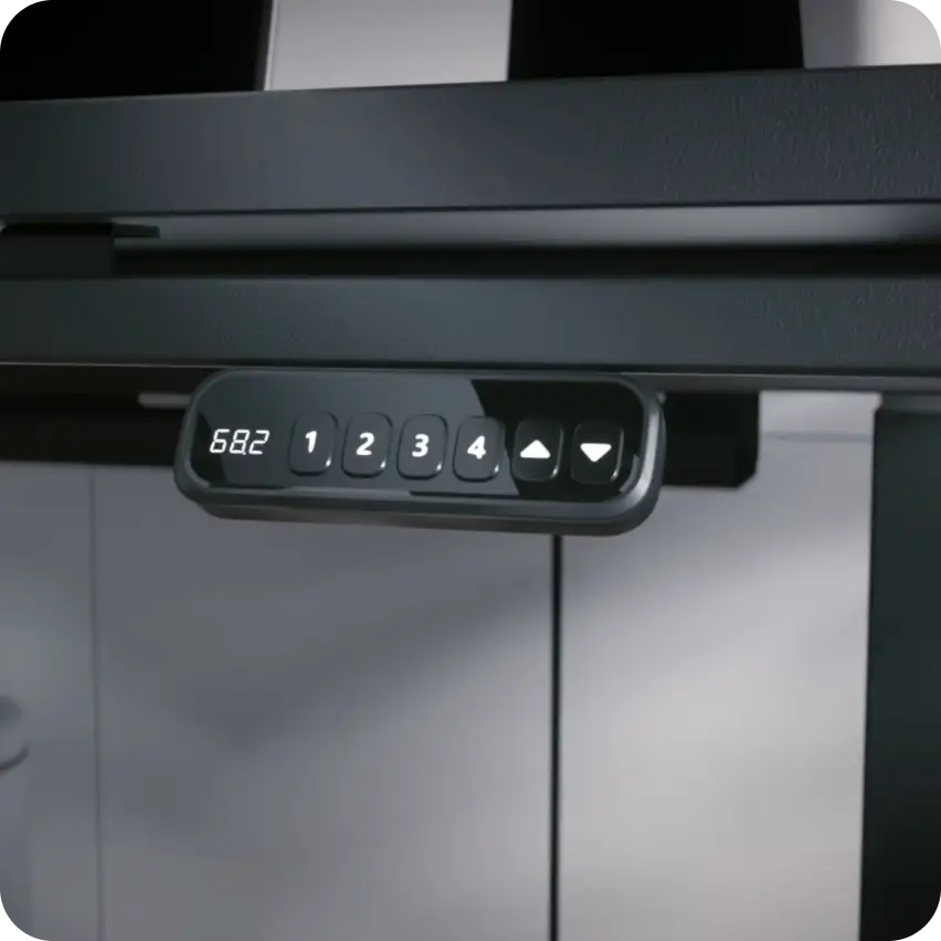 Atlas Lite electric standing desk with smart height adjustment system