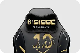 Rainbow Six 10th Anniversary Gaming Chair with Magnetic Head Pillow