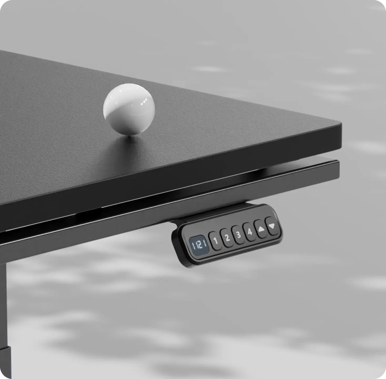 Atlas Lite height adjustable standing desk with highest stability rating