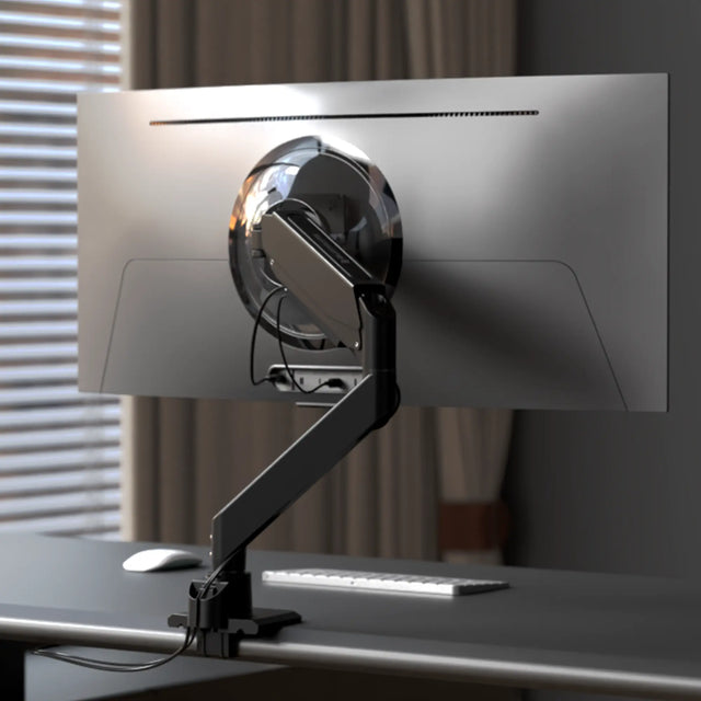 Blacklyte single black monitor arm