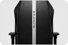 Back view of the back support gaming chair