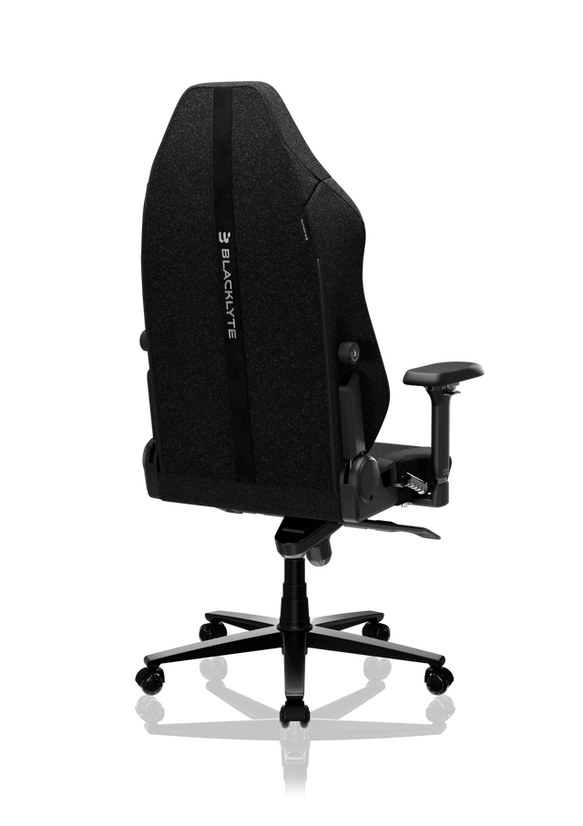 Blacklyte Athena Pro black fabric gaming chair