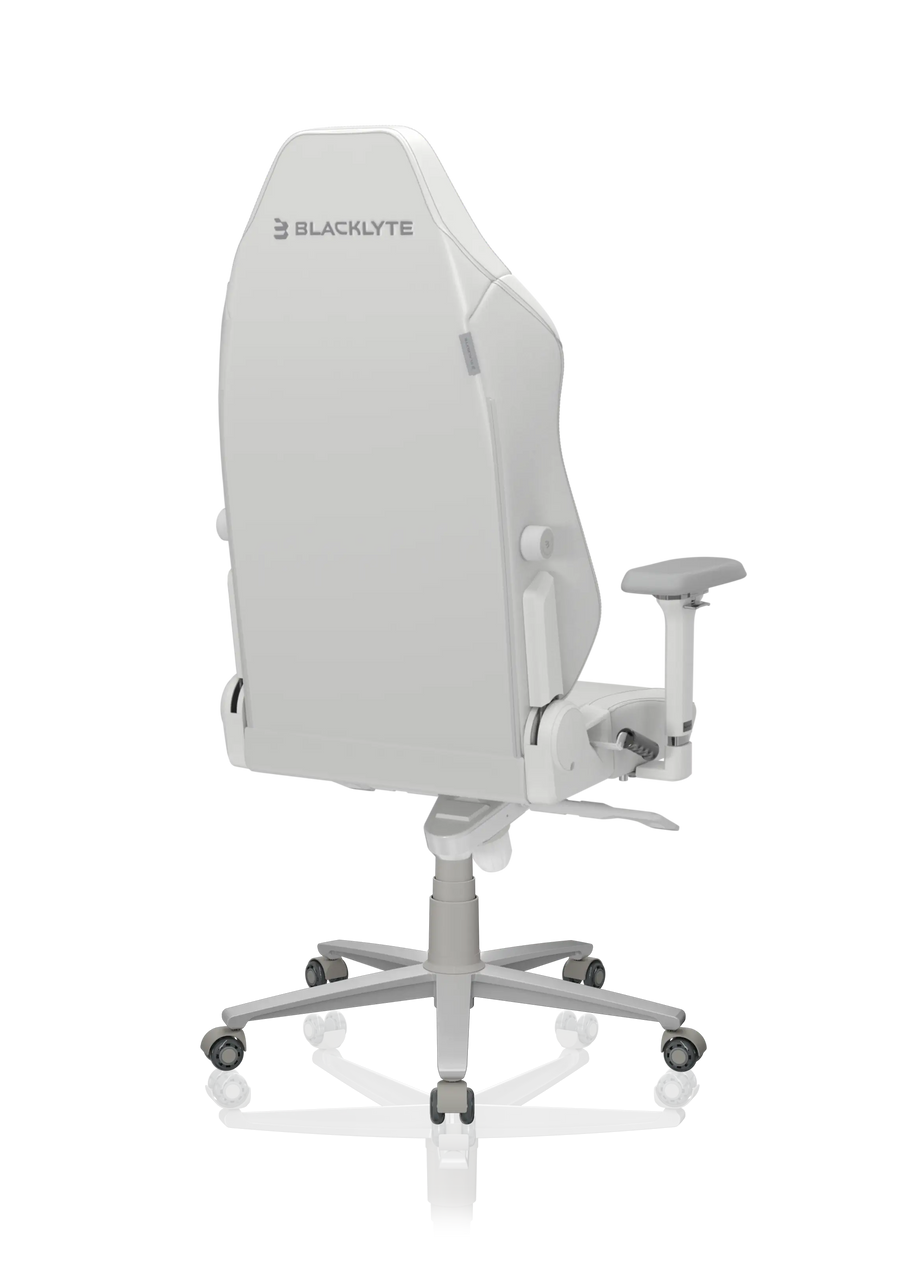Blacklyte Athena Pro white leatherette gaming chair