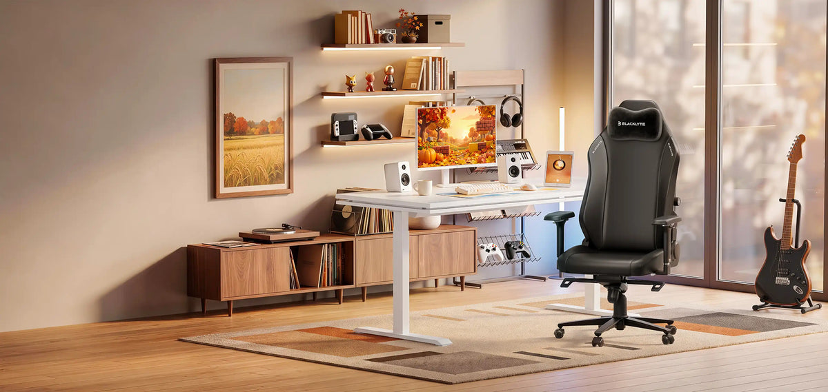 Blacklyte Fall Sale gaming chairs and desks