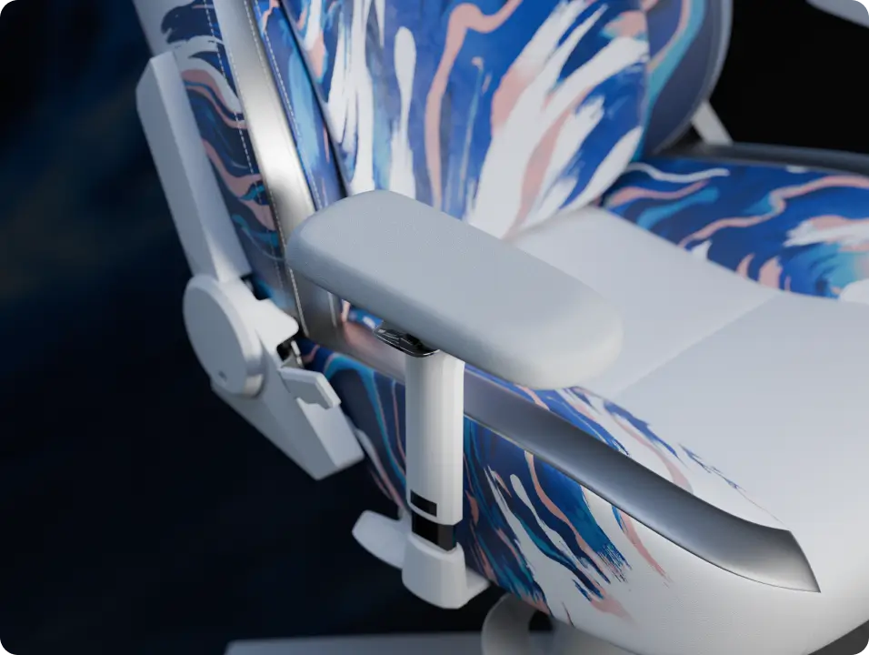 Adjustable 4D Armrests on Blacklyte Kraken Pro Team Liquid Gaming Chair