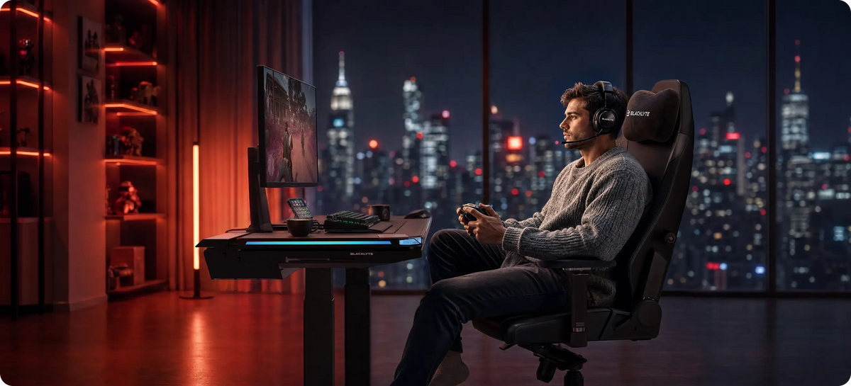 Athena gaming chair provides ergonomic support for every session