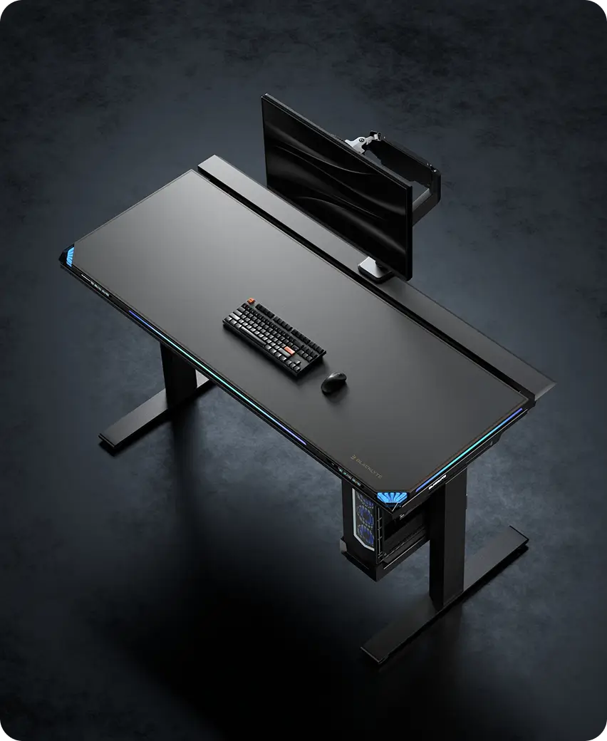 Adjustable gaming desks