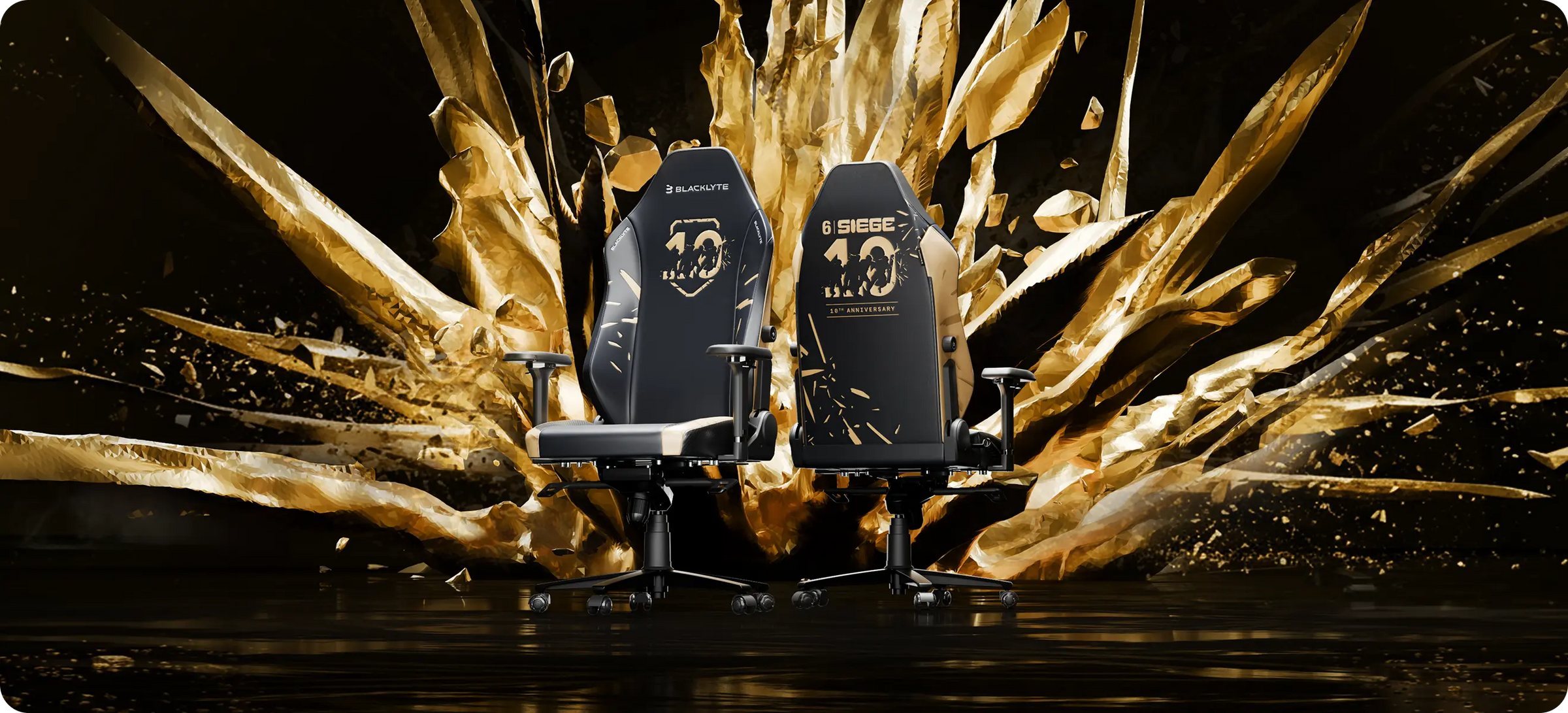 Blacklyte Rainbow Six 10th Anniversary Gaming Chair