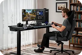 Computer gaming chair for long hours