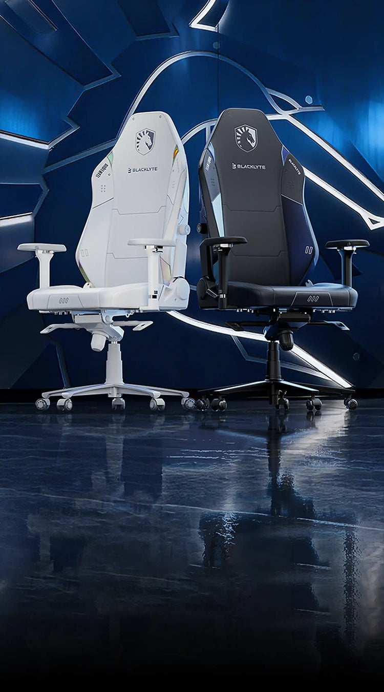Blacklyte Athena Pro Team Liquid Edition Gaming Chair - Blue and White