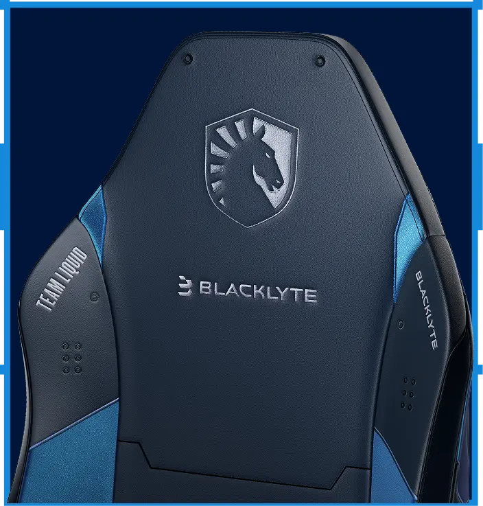 Team Liquid gaming chair with signature details