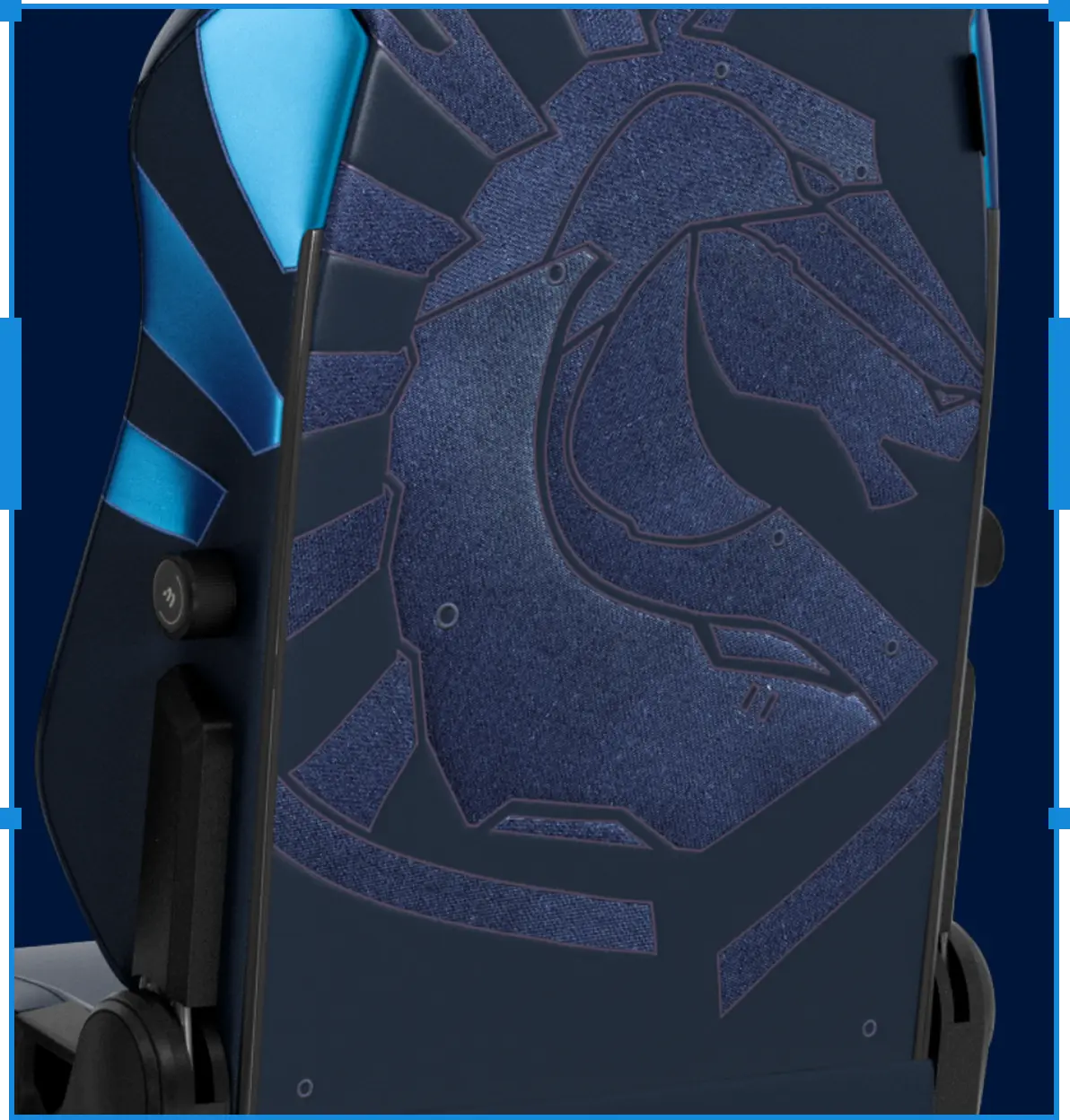 Team Liquid gaming chair with premium leather and signature Liquid design