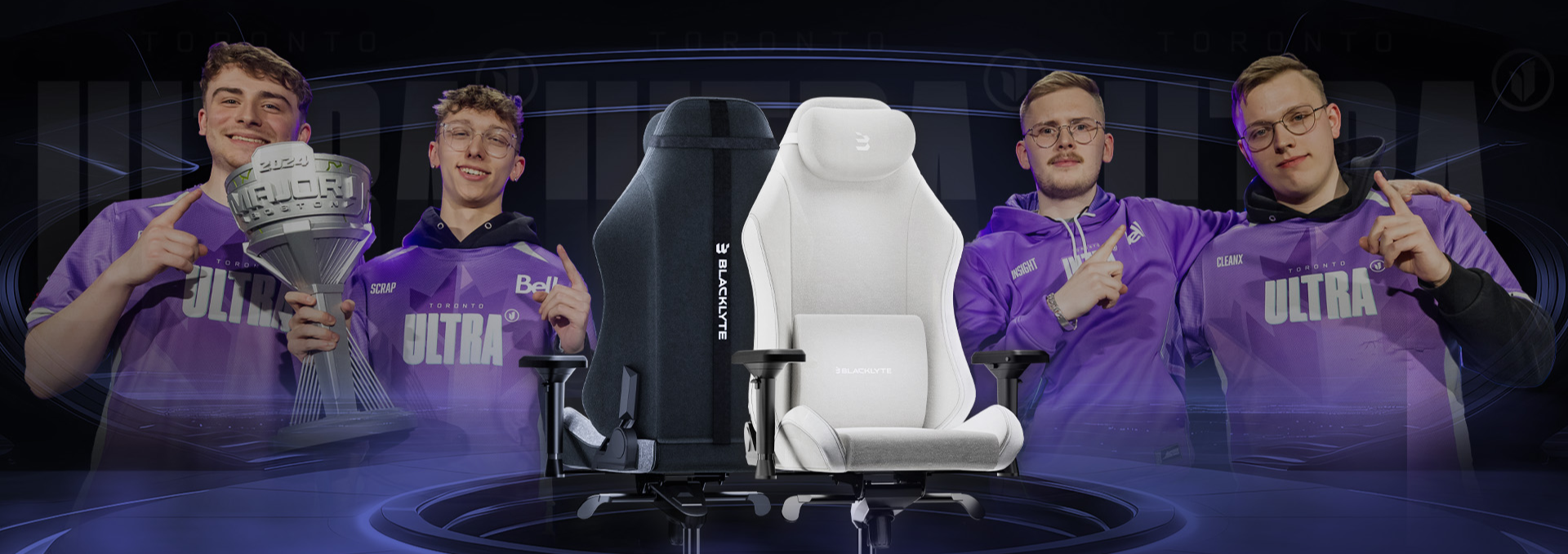 Blacklyte Ergonomic Gaming Chairs & Gaming Desk Blacklyte CA
