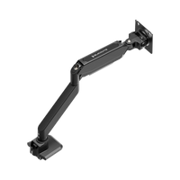 Blacklyte single black monitor arm