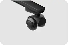 Close-up of R6 Siege Edition Athena Pro Gaming Chair Wheel