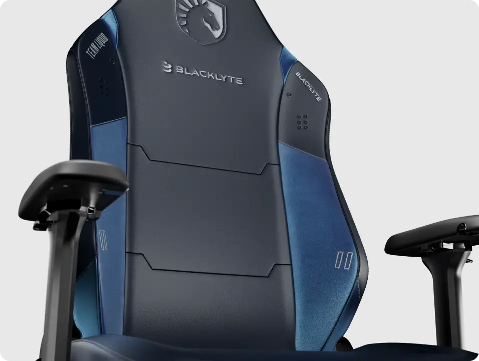 Professional esports Liquid gaming chair with reclining back