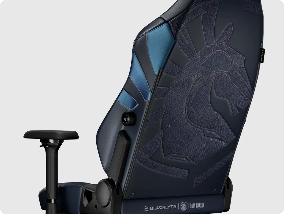 Ergonomic Liquid gaming chair with high back and adjustable armrests