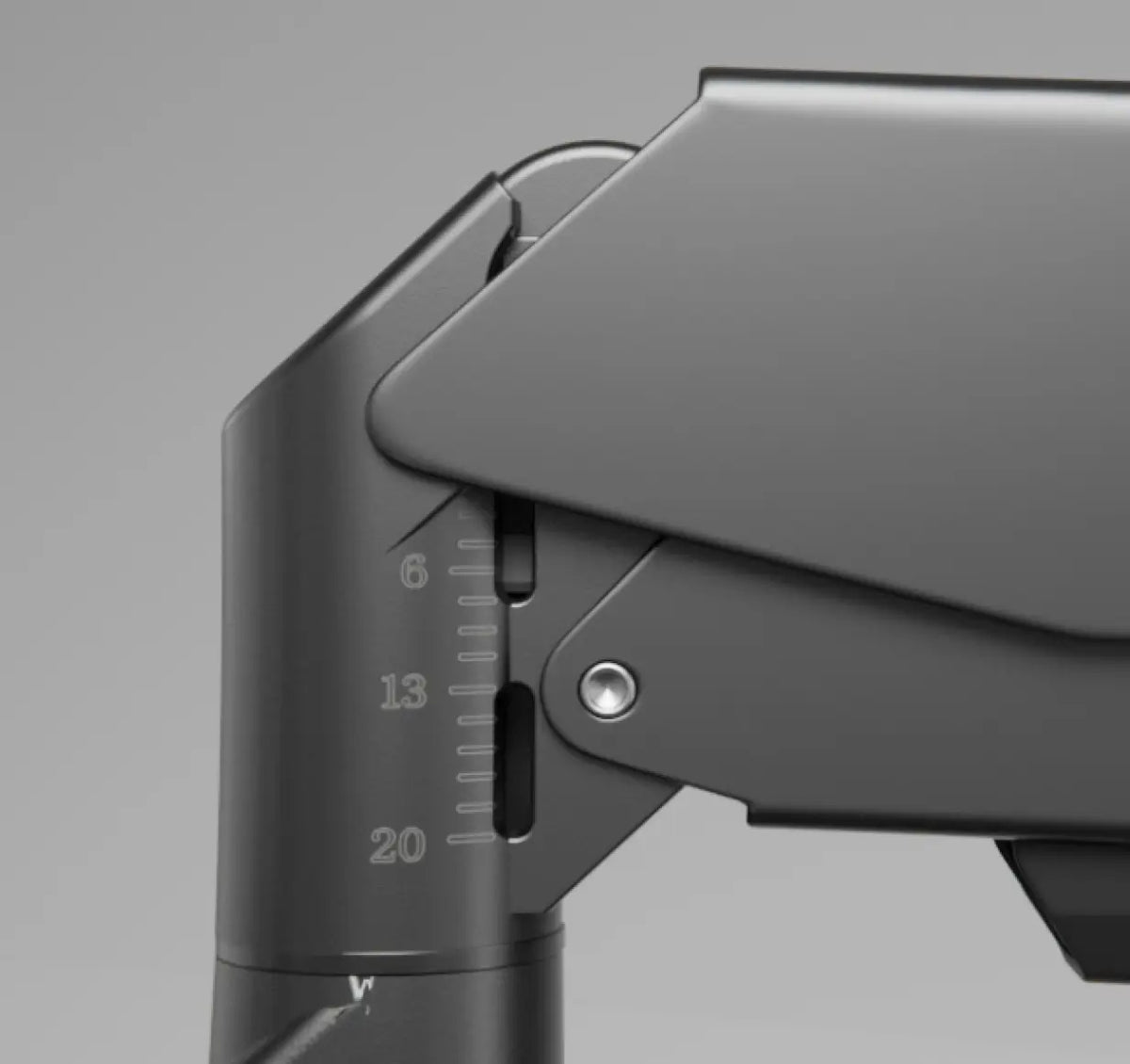 Atlas adjustable single monitor arm mount