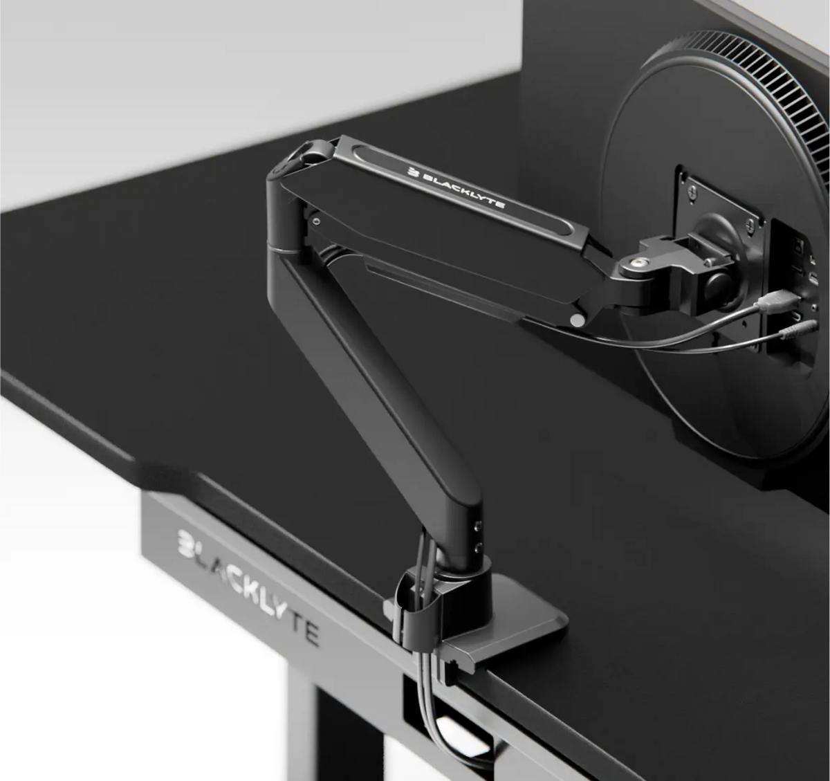 Atlas single-monitor arm mount for desk