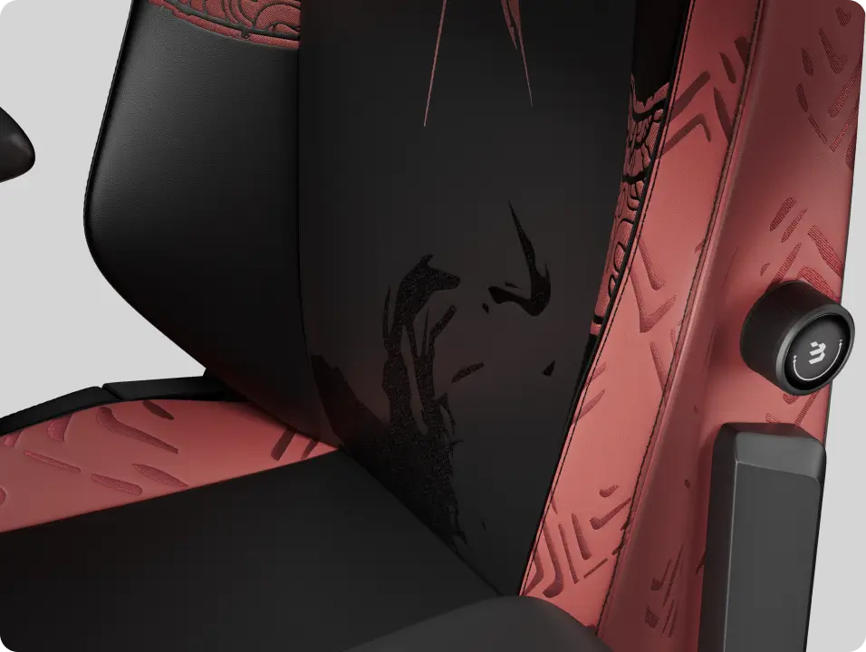 High-back Wuchang Fallen Feathers gaming chair with lumbar support